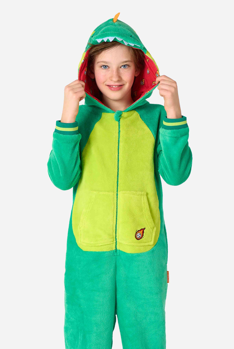Dino Fleece Onesie