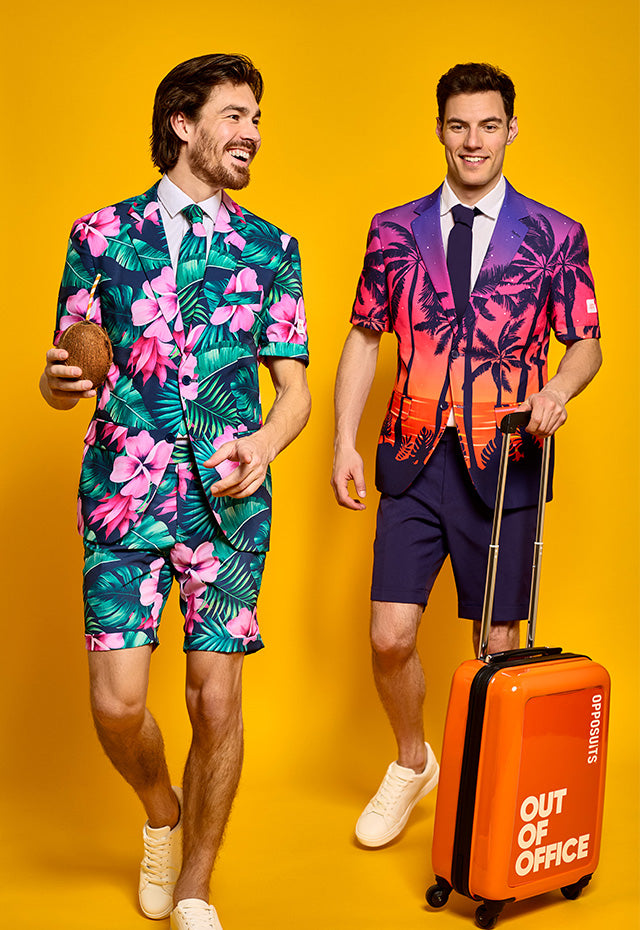 Men wearing OppoSuits summer suits