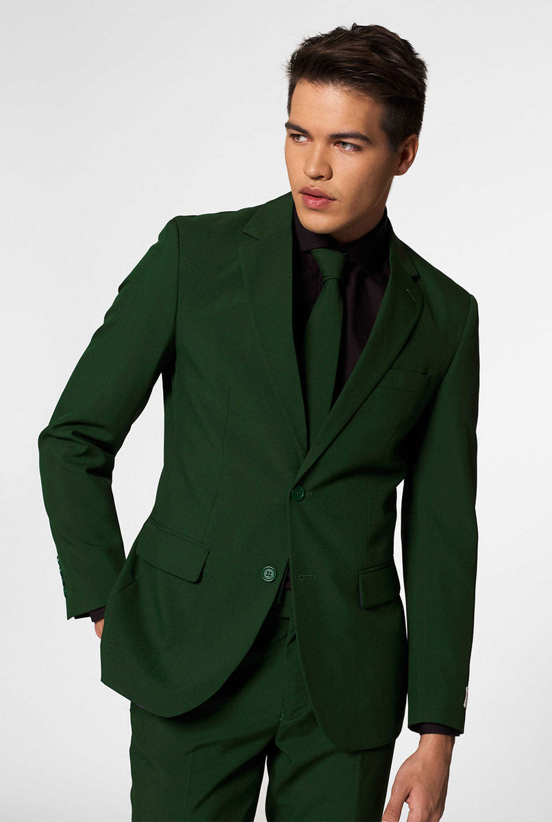 Glorious Green Men&rsquo;s Suit | Dark Green Suit | OppoSuits