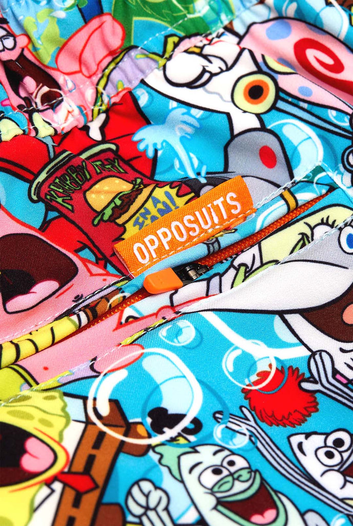 SpongeBob Frenzy Swim Shorts | Swim Trunks | OppoSuits