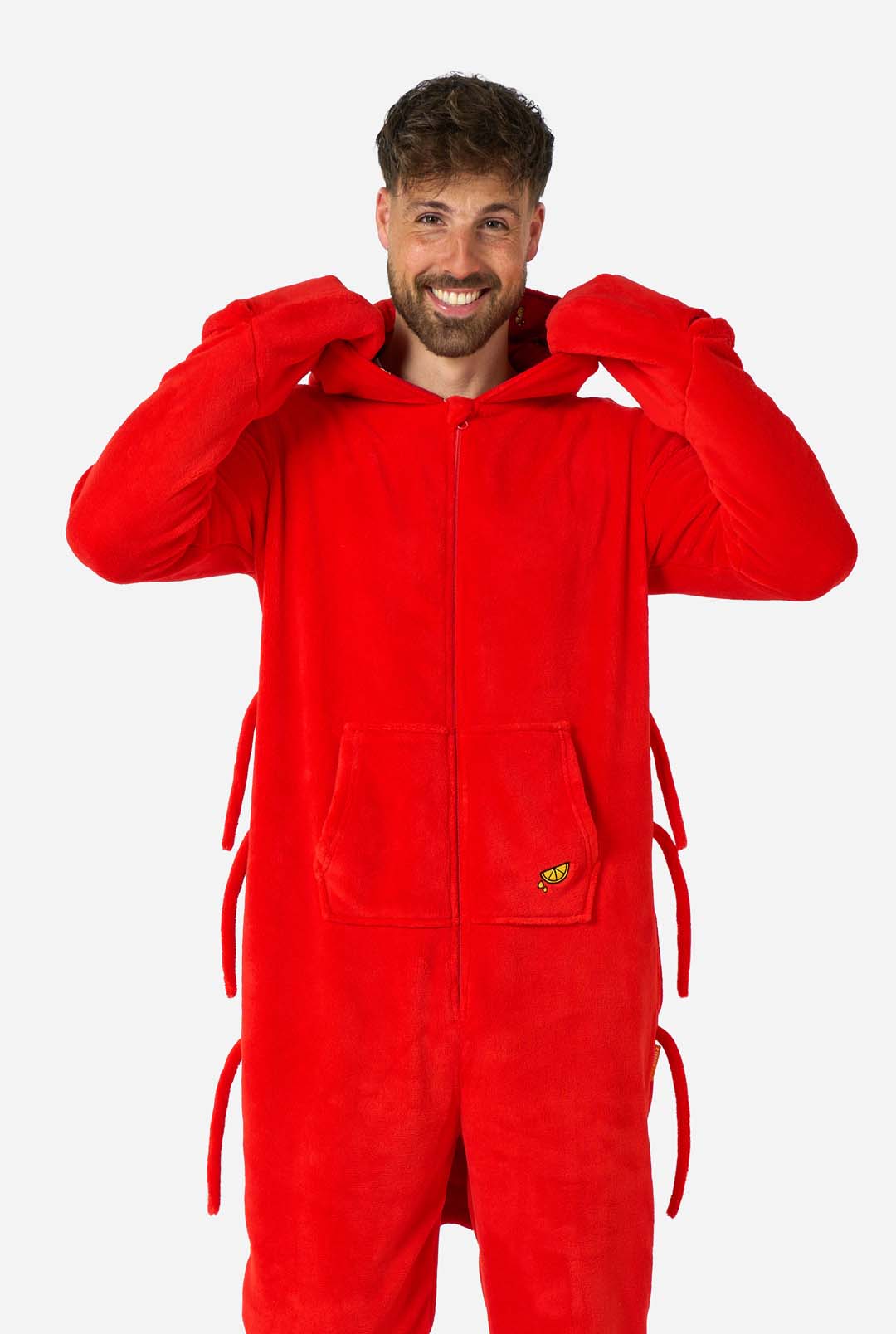 White Lobsters Turtleneck Long Sleeve Onesie main image 1