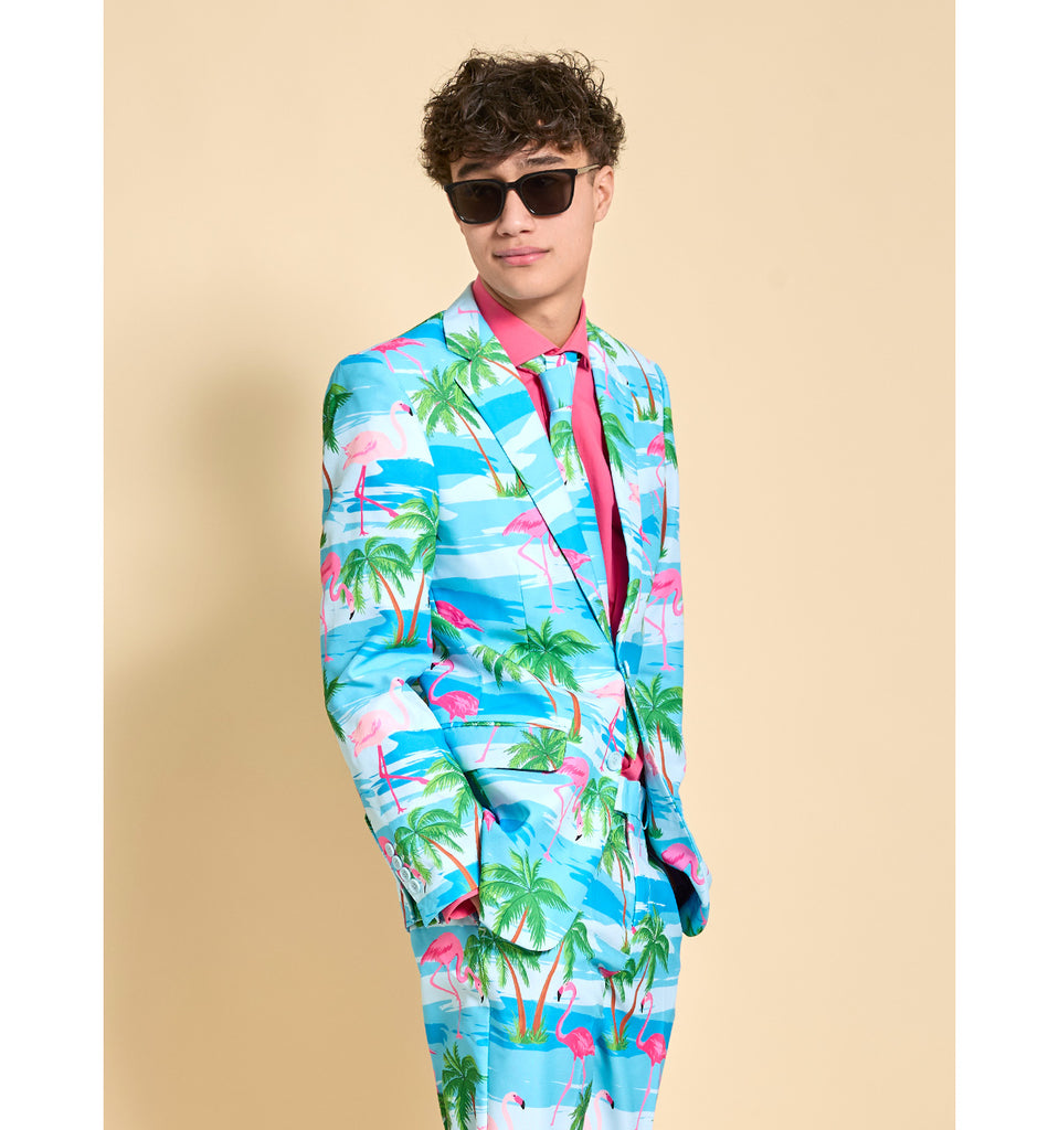 Teen wearing OppoSuits Prom suit