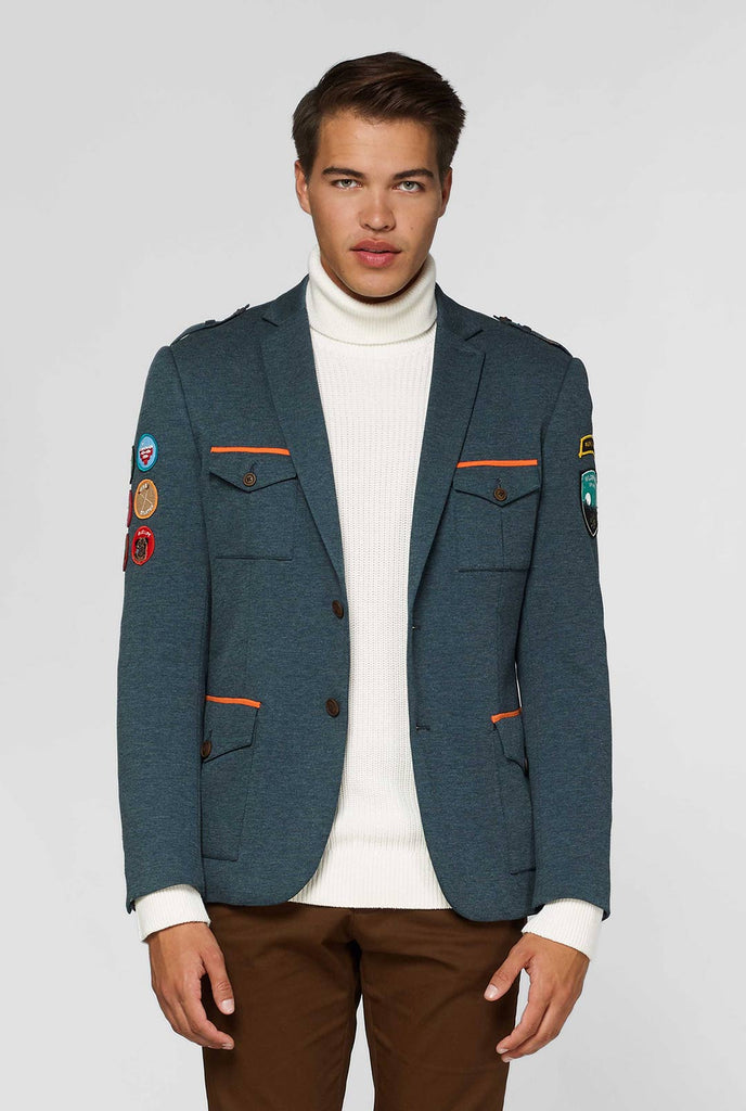 Park Ranger | Green Men's Blazer | OppoSuits Deluxe