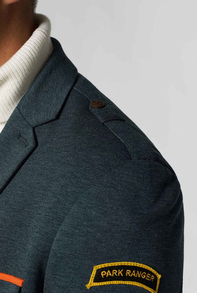 Park Ranger | Green Men's Blazer | OppoSuits Deluxe