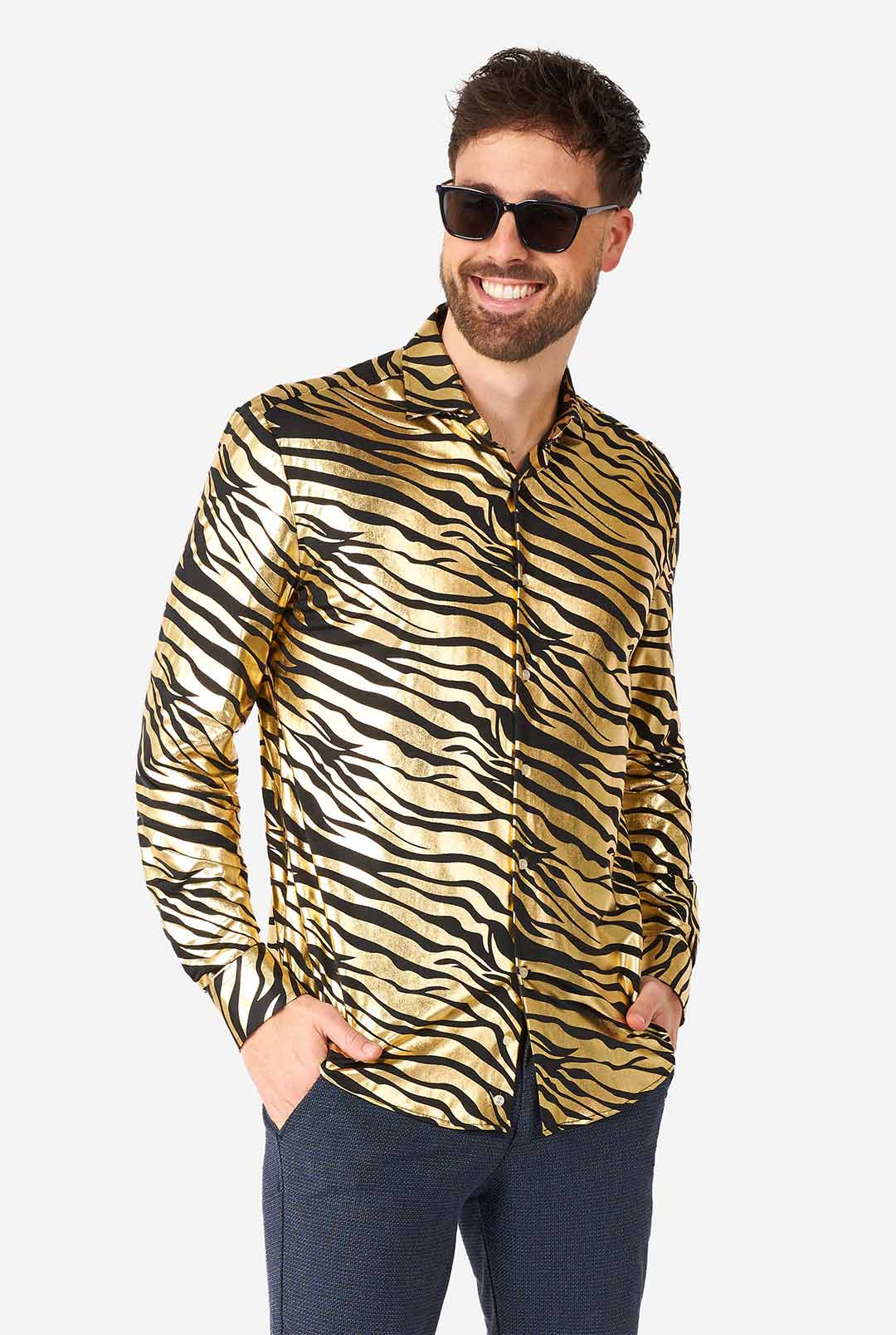 Tiger Shiner Men's Shirt - OppoSuits