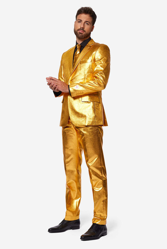 Groovy Gold Men's Suit - OppoSuits