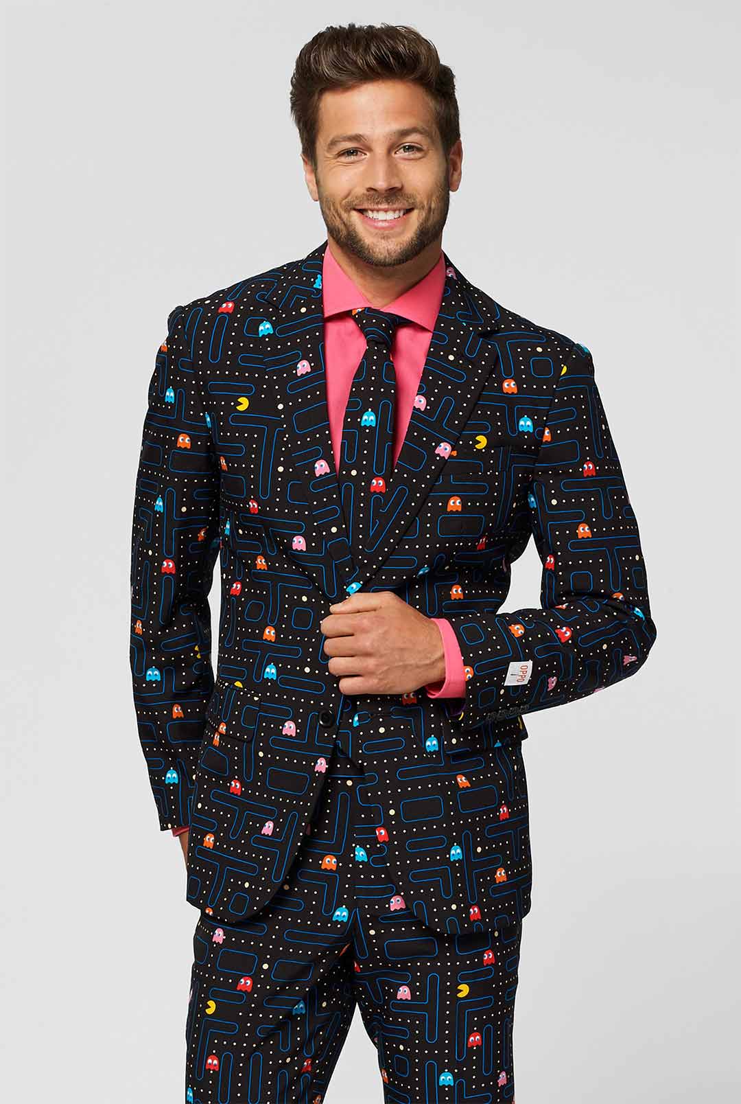 funny mens dress suits Suitmeister Men's Suit - Retro Gamer Outfit Slim Fit it features inner and outer pockets HOT ! Prom Suits Funny
