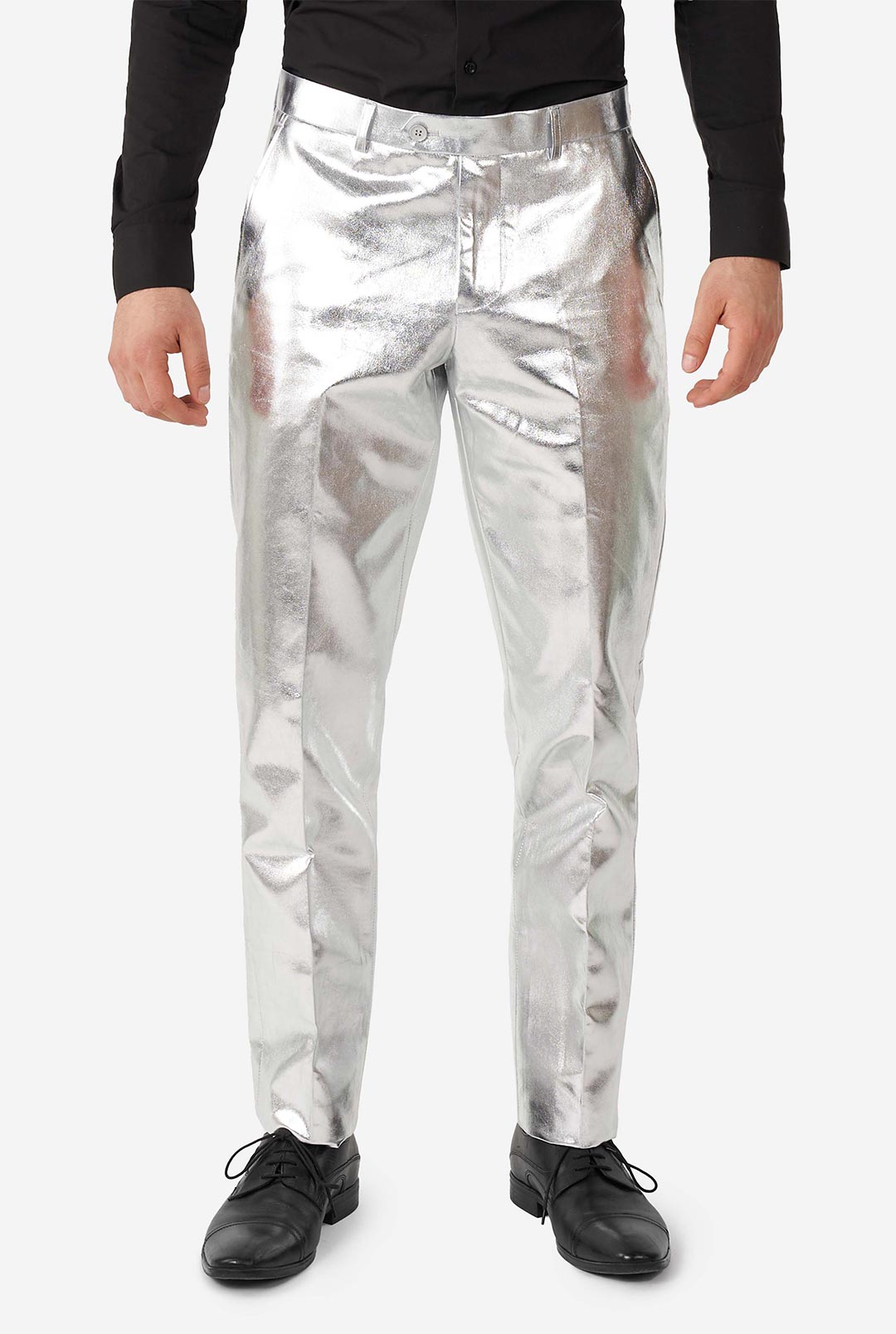 Buy 424 Gray Metallic Trousers - Silver At 63% Off | Editorialist